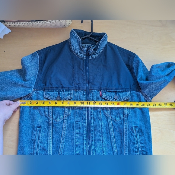 LEVI'S Men Jeans Jacket Size Small Unisex Denim Mid Jeans Mid Polyester Pockets - Picture 13 of 14